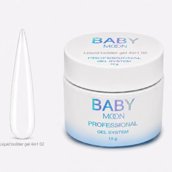 Baby Moon Liquid Builder Gel 4 in 1 Nr.02, 15 ml