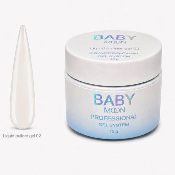 Baby Moon Liquid Builder Gel Nr.02, 15 ml