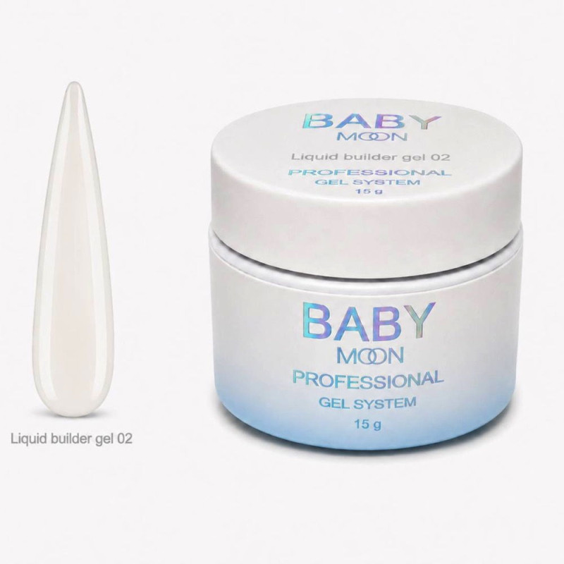 Baby Moon Liquid Builder Gel Nr.02, 15 ml