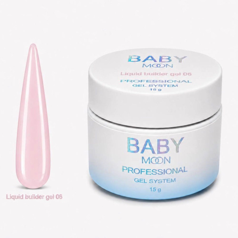 Baby Moon Liquid Builder Gel Nr.06, 15 ml