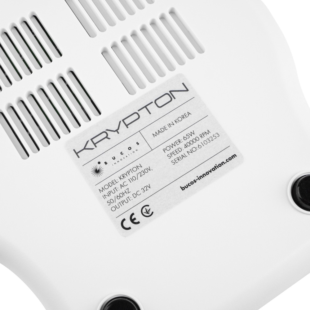KRYPTON XPS-400 WHITE/PURPLE Фрезер, 65 Вт, 40000 об./хв для манікюру та педикюру