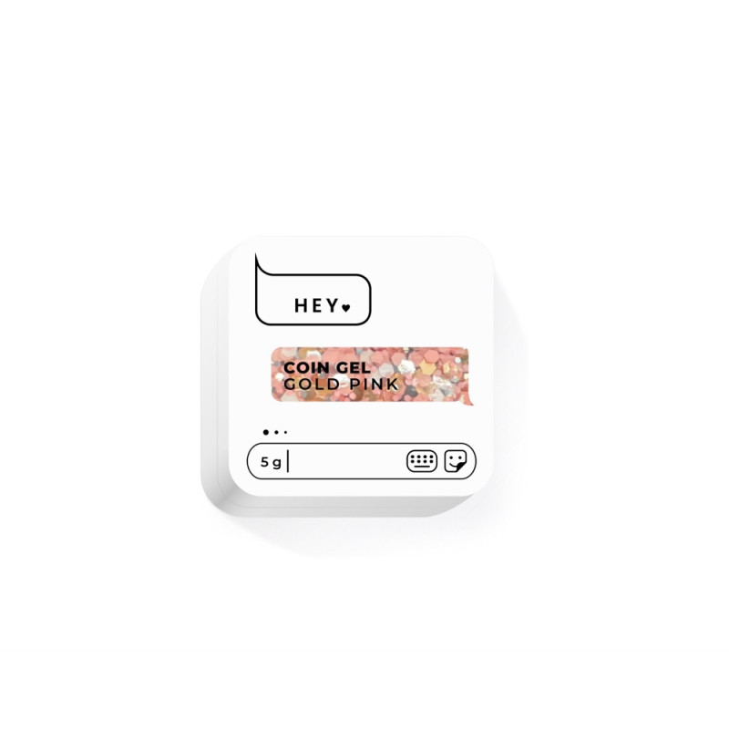 HEYLOVE Coin gel Gold Pink, 5 g