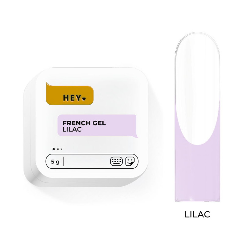 HEYLOVE French gel Lilac, 5 ml