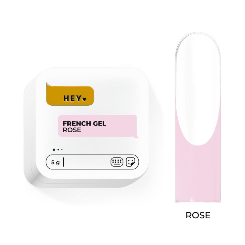 HEYLOVE French gel Rose, 5 ml