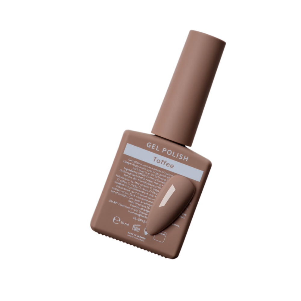 HEYLOVE гель-лак Toffee, 15 ml