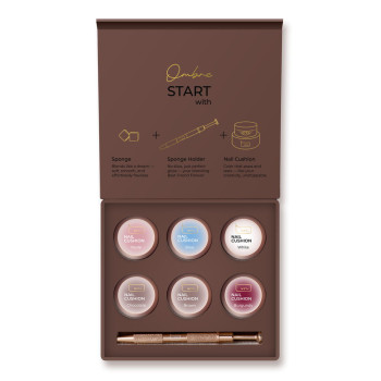 HEYLOVE Набір-кушон для омбре Brown, 6 pcs