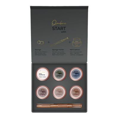 HEYLOVE Nail cushion set Graphite, 6 pcs