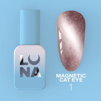 Lunamoon гель-лак Magnetic Cat Eye Nr.01, 8 ml