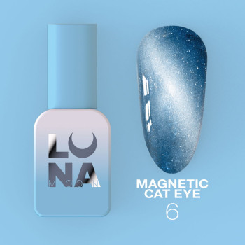 Lunamoon гель-лак Magnetic Cat Eye Nr.06, 8 ml