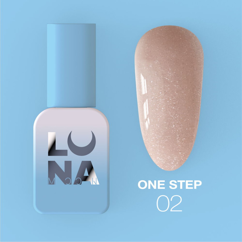 LUNAMOON гель-лак для педикюру One Step Nr.02, 8 ml