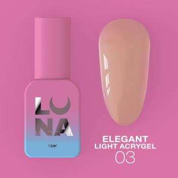 LUNAMOON Light Acrygel Elegant Nr.03, 13 ml