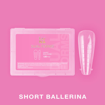 LUNAMOON Верхні форми для нарощування Short Ballerina, 120 шт