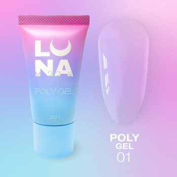 Lunamoon Poly Gel Nr.01, 30 ml