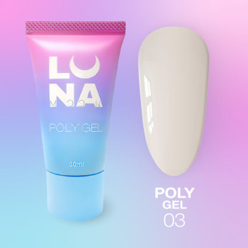 Lunamoon Poly Gel Nr.03, 30 ml