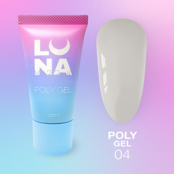 Lunamoon Poly Gel Nr.04, 30 ml