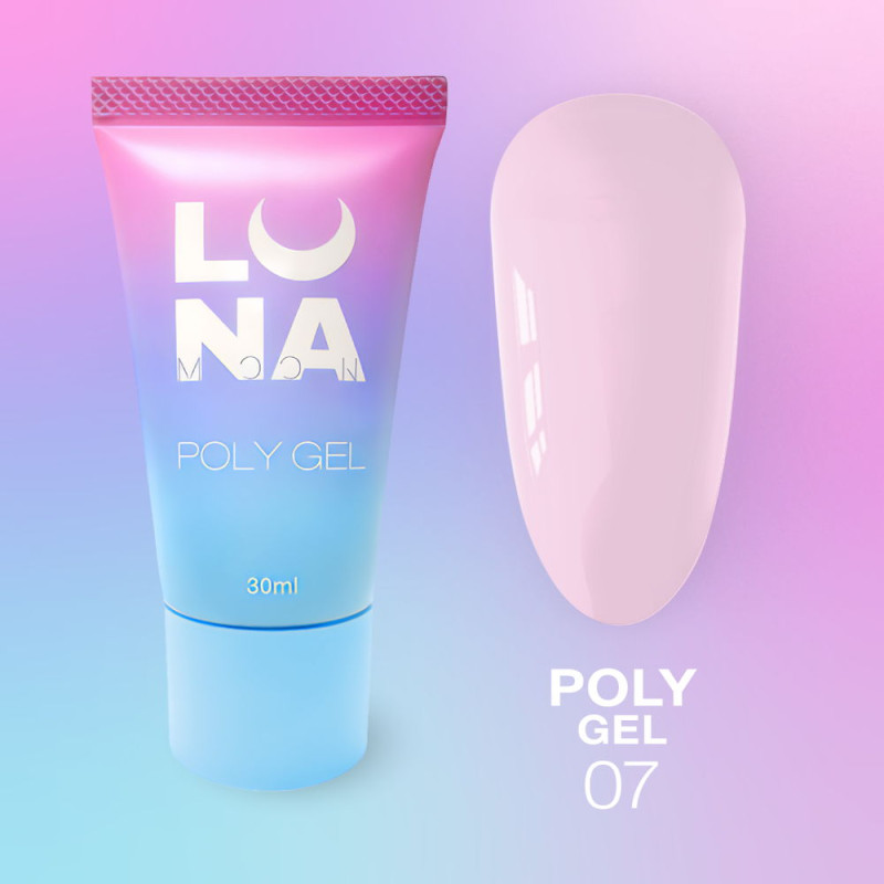 Lunamoon Poly Gel Nr.07, 30 ml
