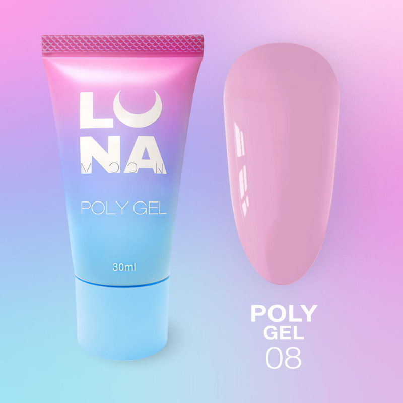 Lunamoon Poly Gel Nr.08, 30 ml