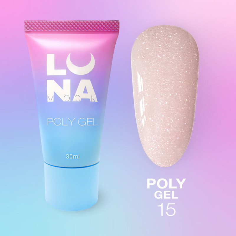 Lunamoon Poly Gel Nr.15, 30 ml