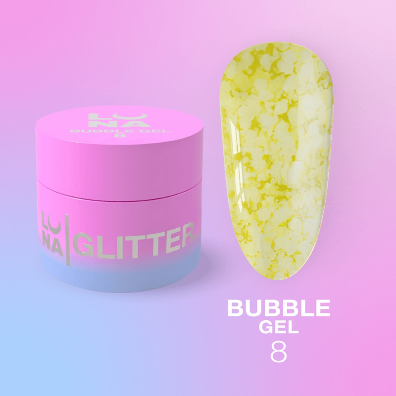 LUNAMOON Bubble Gel Nr.8, 5 ml