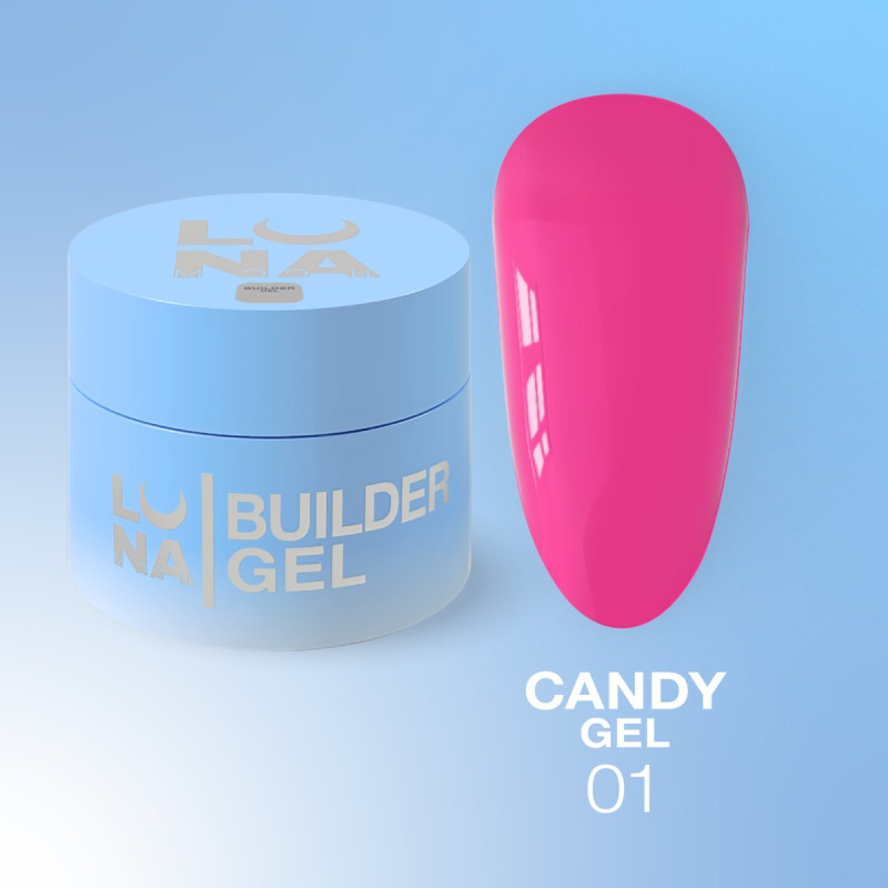 LUNAMOON Builder Gel Candy Nr.1, 15 ml