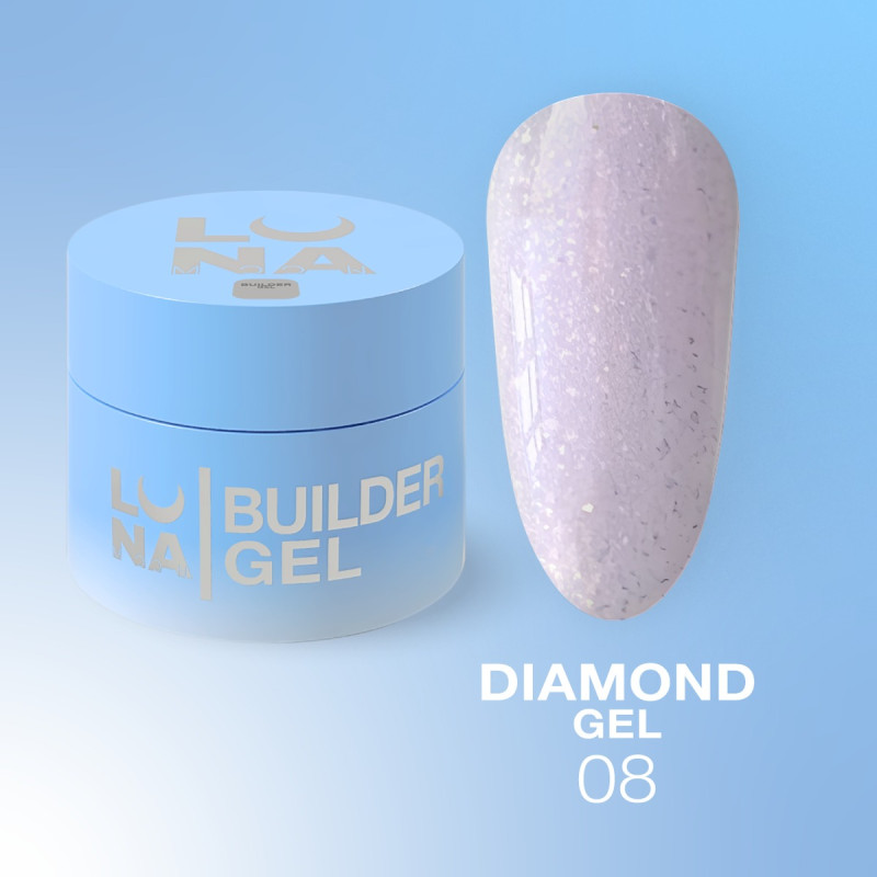 LUNAMOON Builder Gel Diamond Nr.8, 15 ml