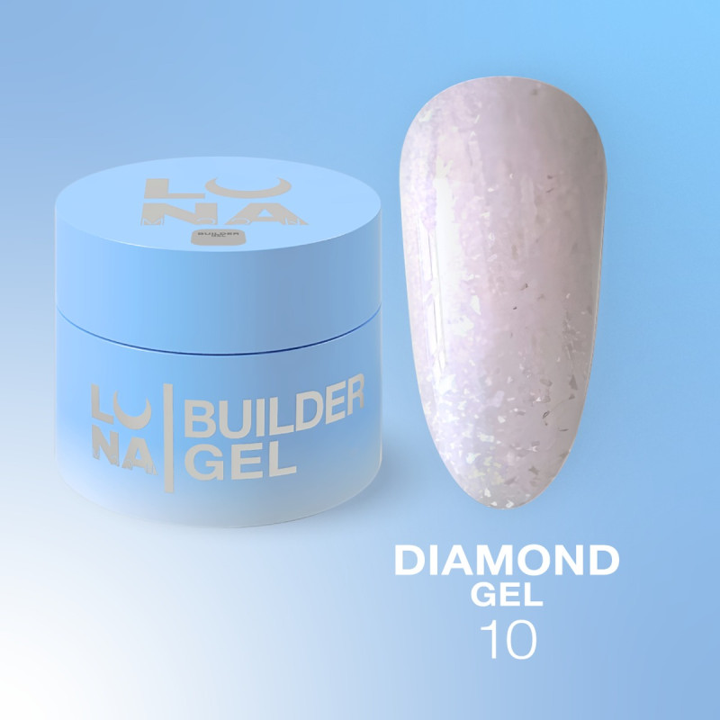 LUNAMOON Builder Gel Diamond Nr.10, 15 ml