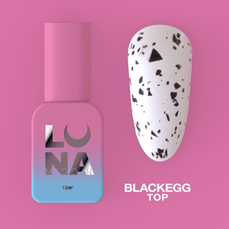 LUNAMOON Top Matt Blackegg, 13 ml