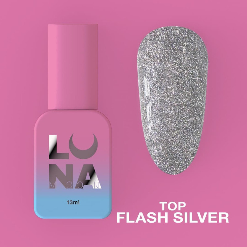 LUNAMOON Top Flash Silver, 13 ml