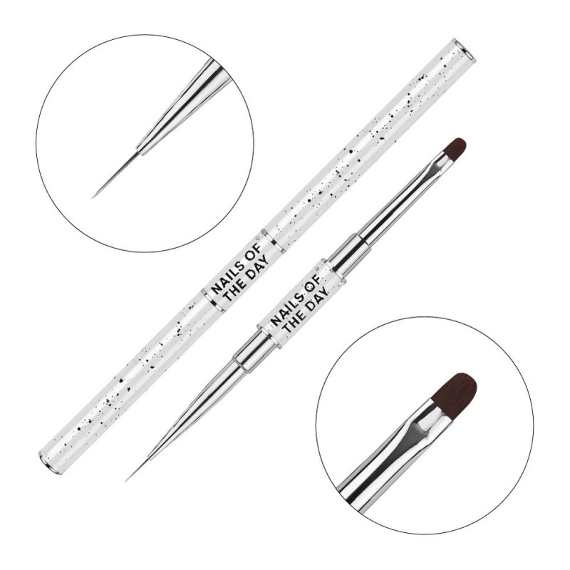 NAILSOFTHEDAY 2-in-1: Liner + Oval, лайнер 11мм овал 11мм
