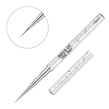 NAILSOFTHEDAY Professional Brush Liner - для тонких промальовок, лайнер 8 мм