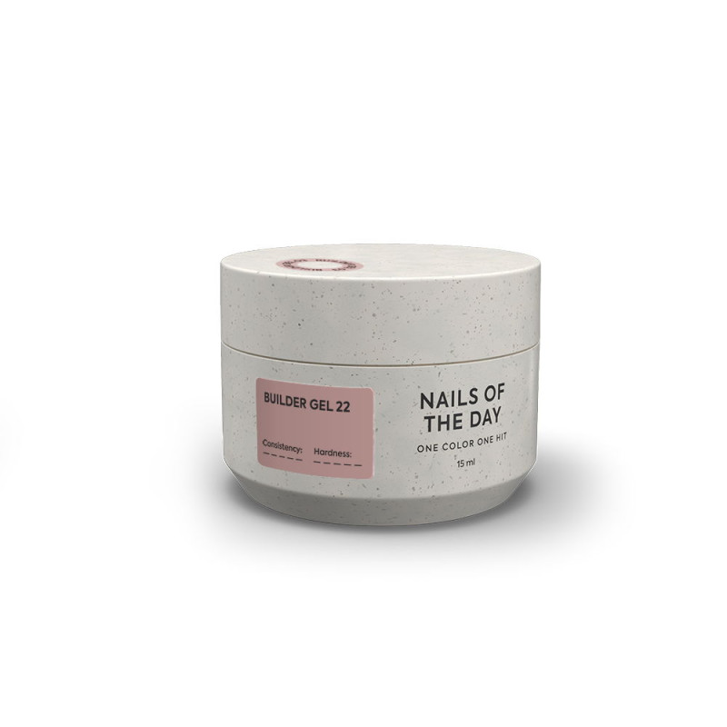 NAILSOFTHEDAY Builder Gel Nr.22, 15 ml