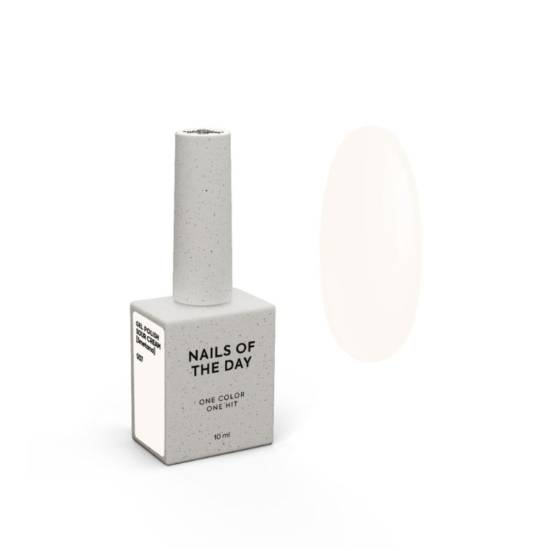 NAILSOFTHEDAY гель-лак Sour Cream Nr.007, 10 ml