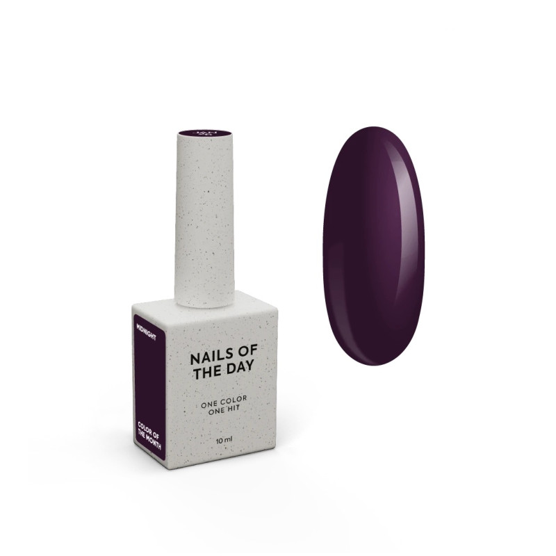 NAILSOFTHEDAY Color of the month January 2026 Midnight, 10 ml
