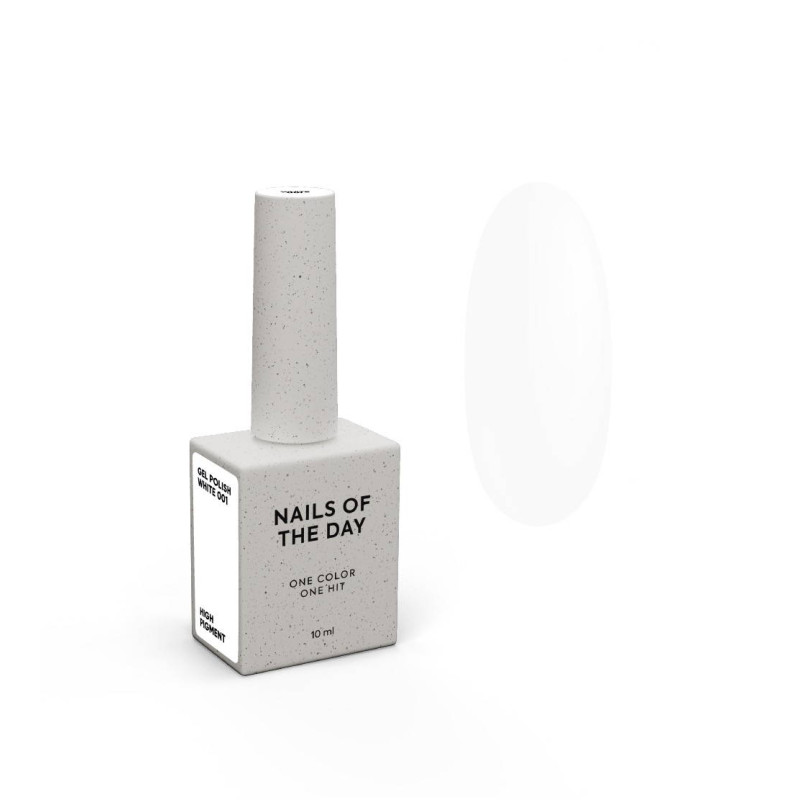 NAILSOFTHEDAY гель-лак Let’s special White Nr.01, 10 ml