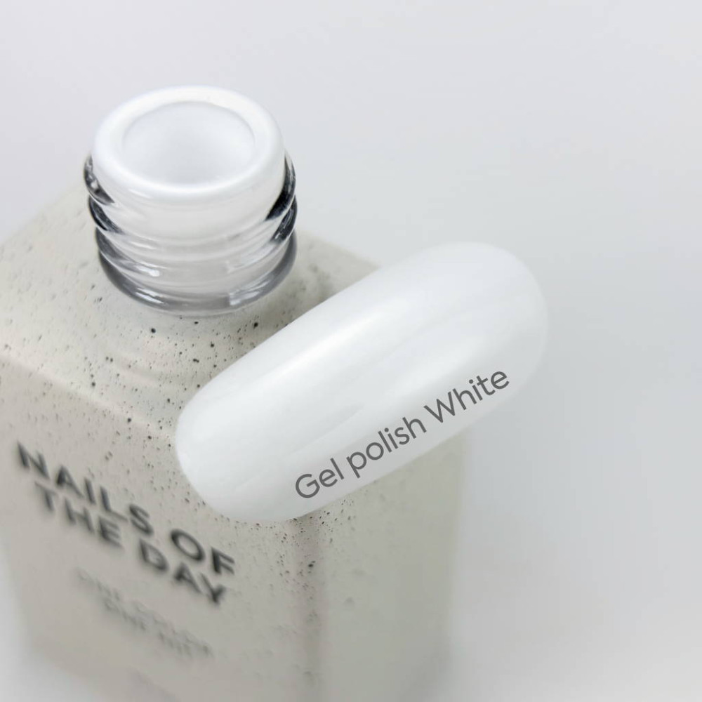 NAILSOFTHEDAY гель-лак Let’s special White Nr.01, 10 ml