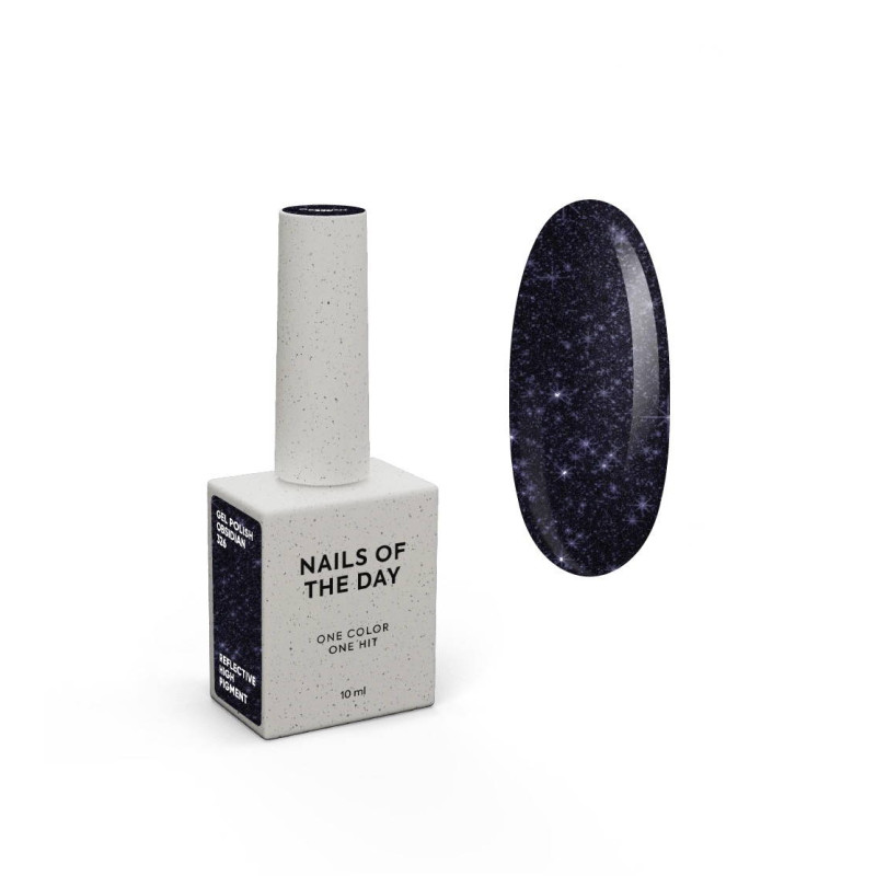NAILSOFTHEDAY Gellak Coctails Obsidian Nr.326, 10 ml