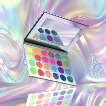 NAILSOFTHEDAY Supernova nails palette 24 кольори(пігменти: неонові, осінні та люмінесцентні)
