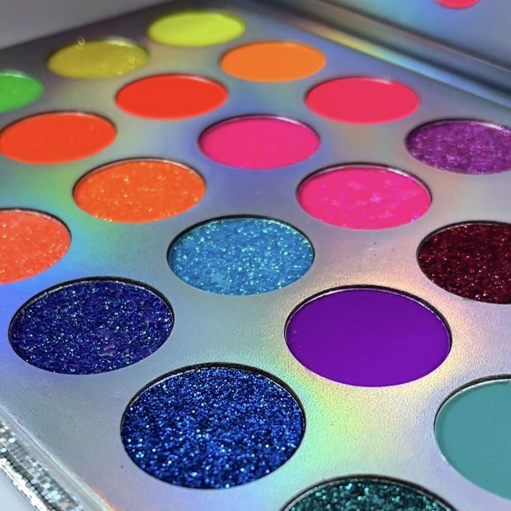 NAILSOFTHEDAY Supernova Nails Palette – 24 Pigments: Neon, Autumn & Luminous Shades