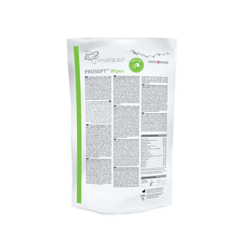 PROSEPT Wipes (lemon) Дезінфікуючі серветки, 120 шт.