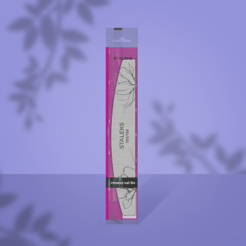 STALEKS PRO EXPERT 40 Пилка для нігтів мінеральна 150/150 грит (півмісяць), 1 шт