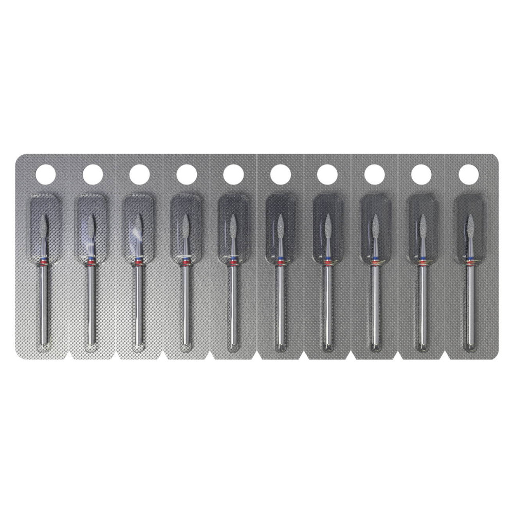 STALEKS PRO EXPERT Diamant Frees DUO Vlam Rood-Blauw 2,1 × 8 мм