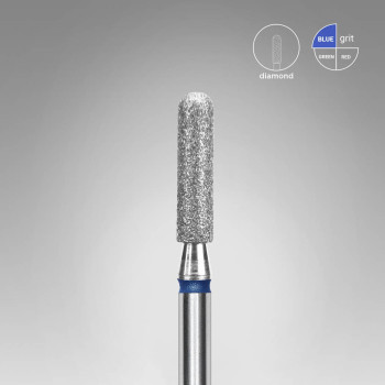 STALEKS PRO EXPERT Diamant Frees Afgeronde Cilinder Blauw 2,5 mm × 10 mm 