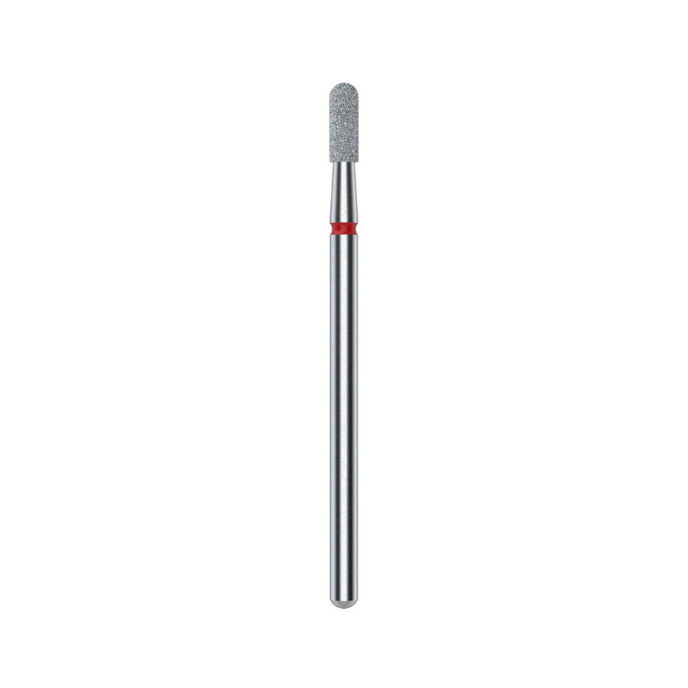 Diamant Frees Cilinder Afgerond Rood Korrel voor Manicure en Pedicure