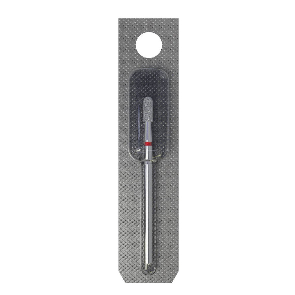 Diamant Frees Cilinder Afgerond Rood Korrel voor Manicure en Pedicure