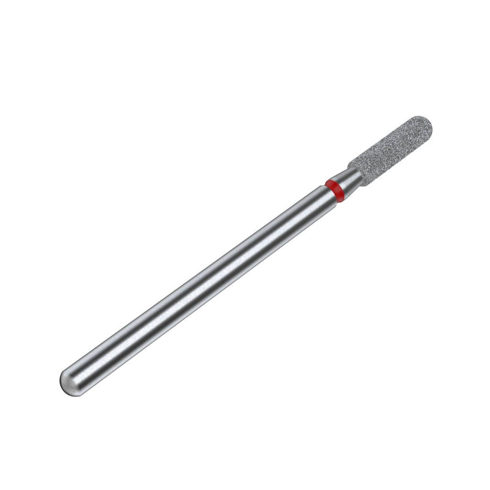 Diamant Frees Cilinder Afgerond Rode Korrel voor Manicure en Pedicure