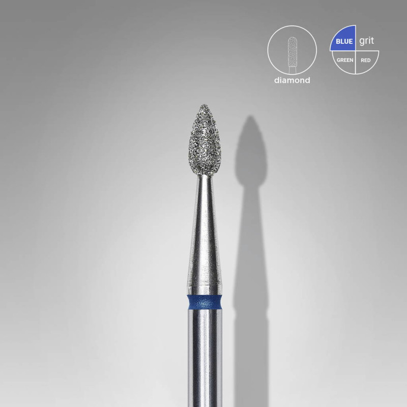 Diamant Frees Druppel Blauwe Korrel voor Manicure en Pedicure