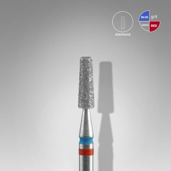 STALEKS PRO EXPERT Diamant Frees DUO Kegel Rood-Blauw 2,5 mm × 8 mm 