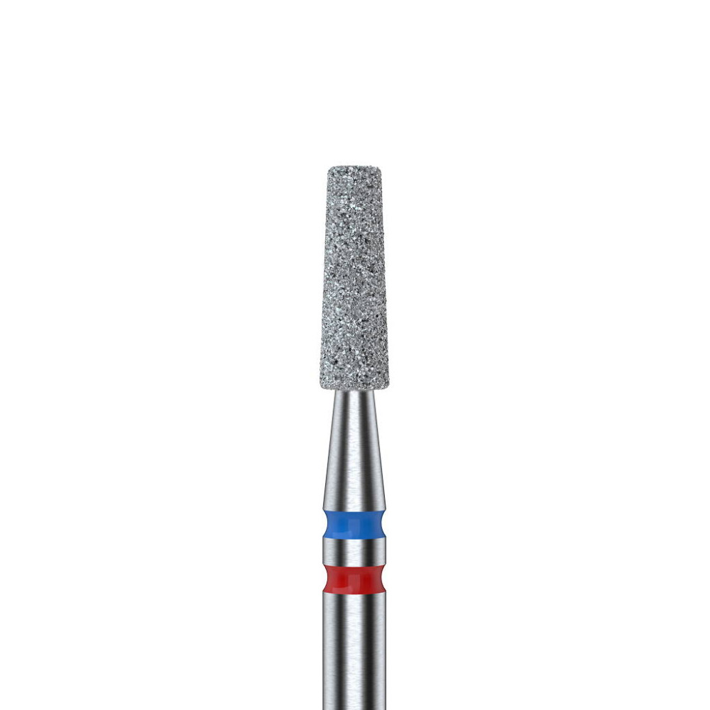 Staleks DUO EXPERT afgeknotte kegel diamant frees 2,5 mm rood-blauw