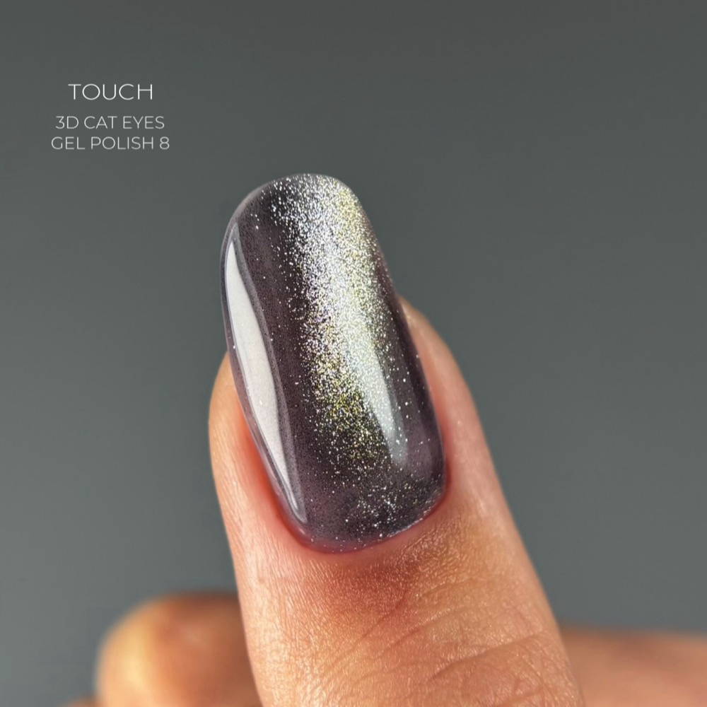 TOUCH Gel Polish 3D Cat Eye Nr.8, 9 ml