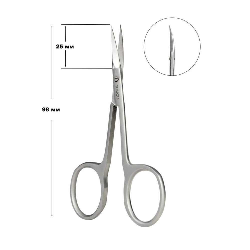 TOUCH Comfort Professional Cuticle Scissors 98 mm